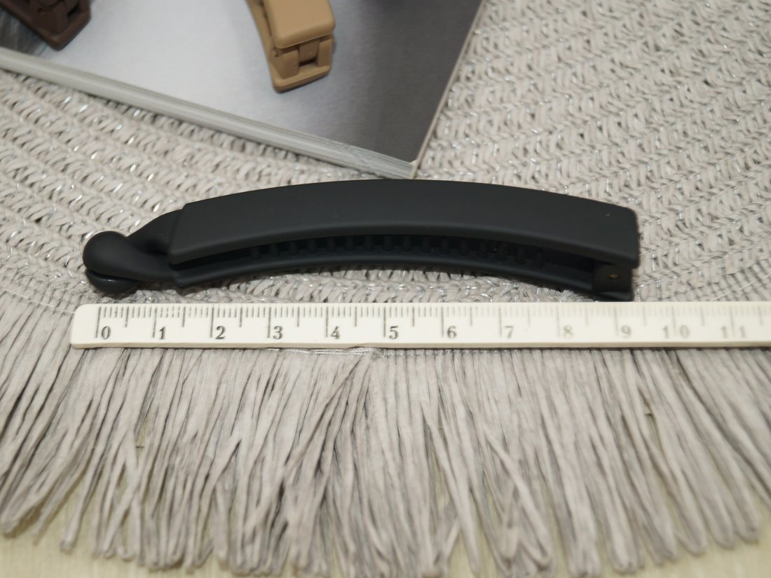 Заколка Банан. 9.5 см. Матова. - Кристалік