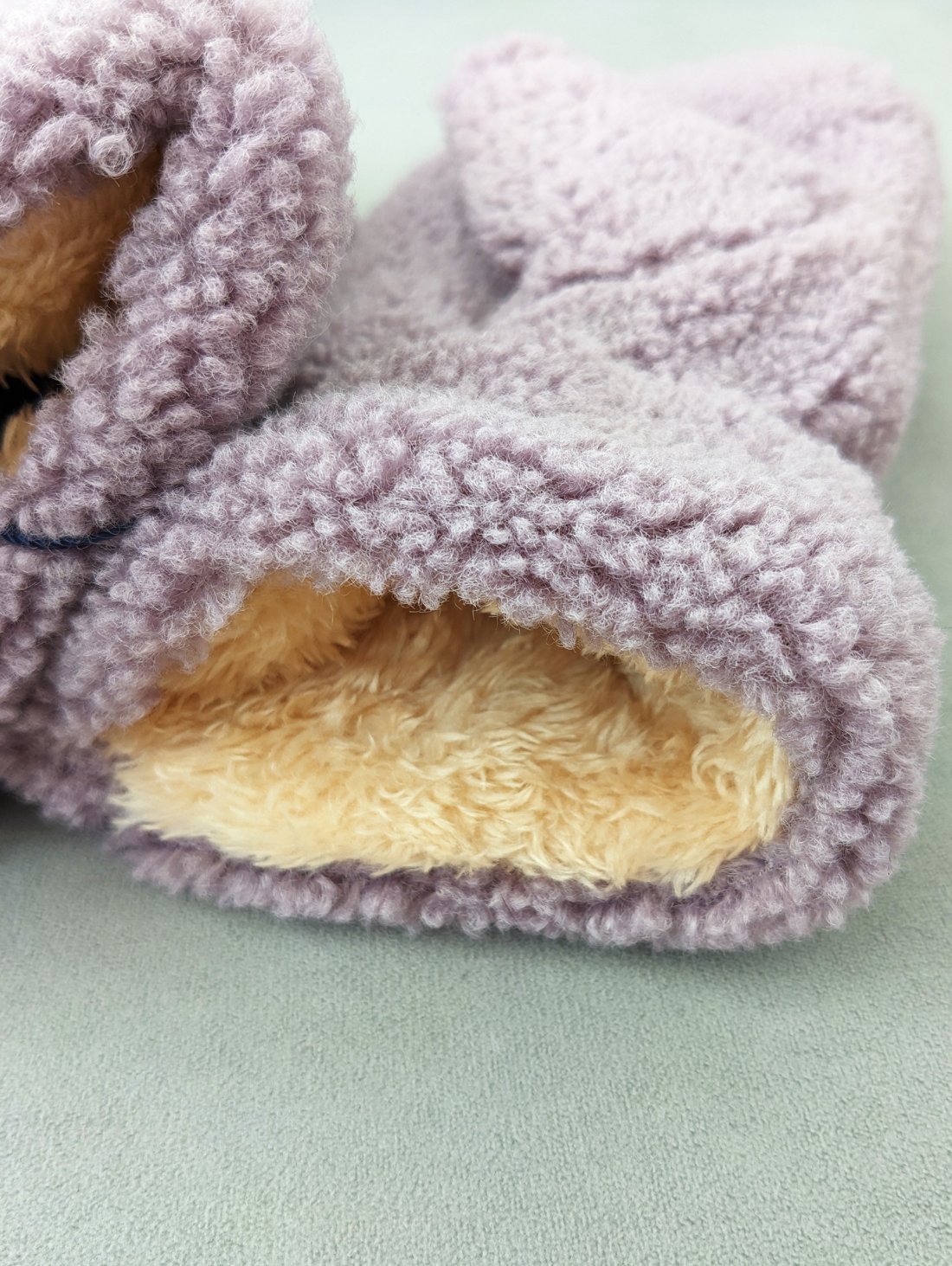 Теплі м’які рукавиці з плюшевої тканини INNOE 85005-3 Лавандовий - Innoe