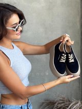 Кросівки casual чорний замш INNOE 777565-1 Чорний - Купити