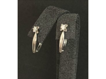Сережки з діамантами - Фото Сережки з діамантами - Купити