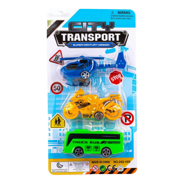 Набір машинок City 9 см - Купити