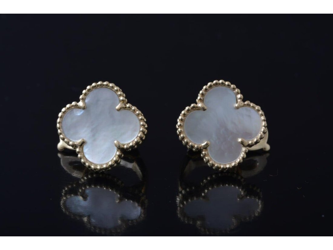 Сережки у стилі Van Cleef - Багира