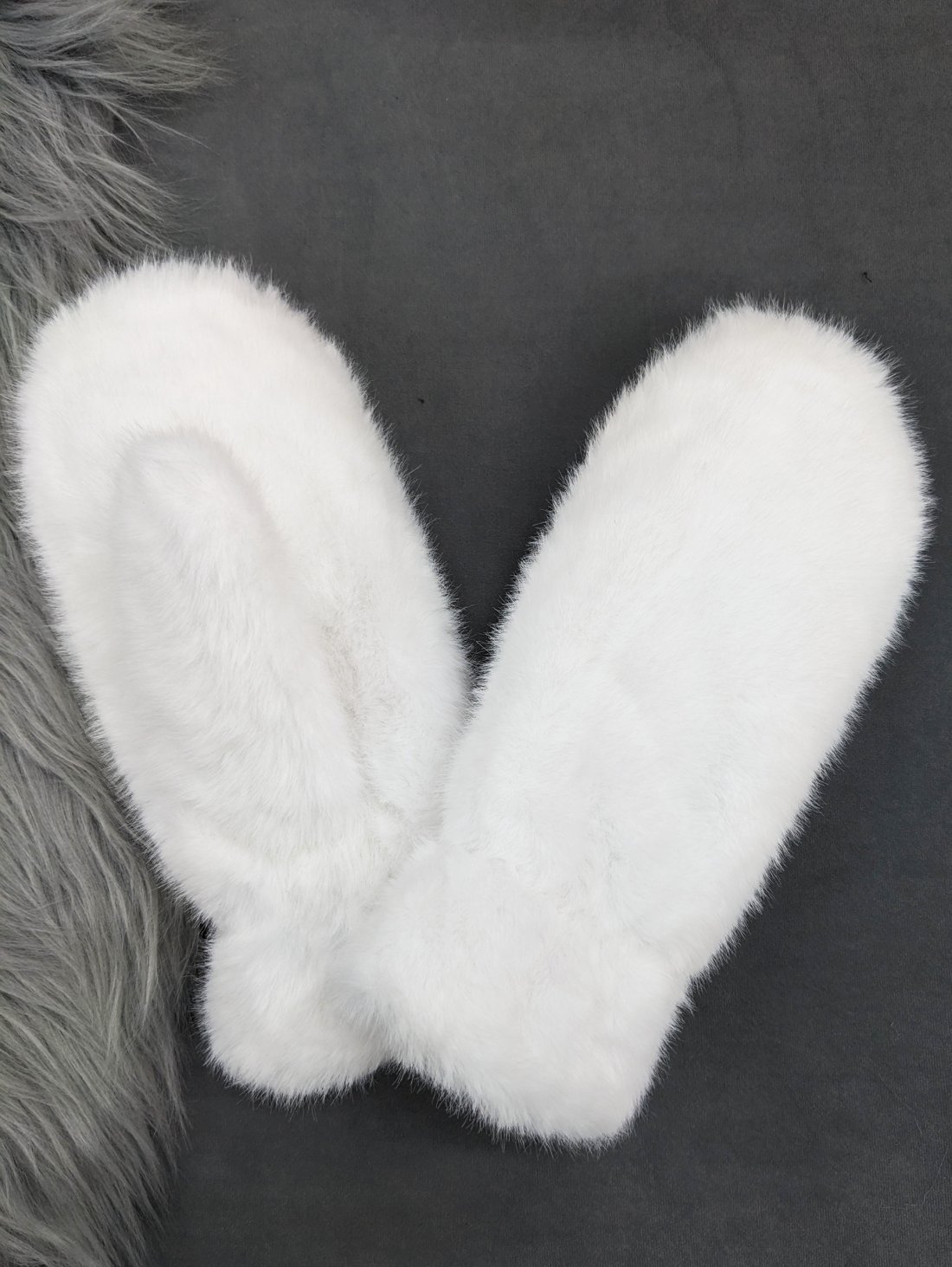 Ультрам’які хутряні рукавички INNOE 85005-2 Білий