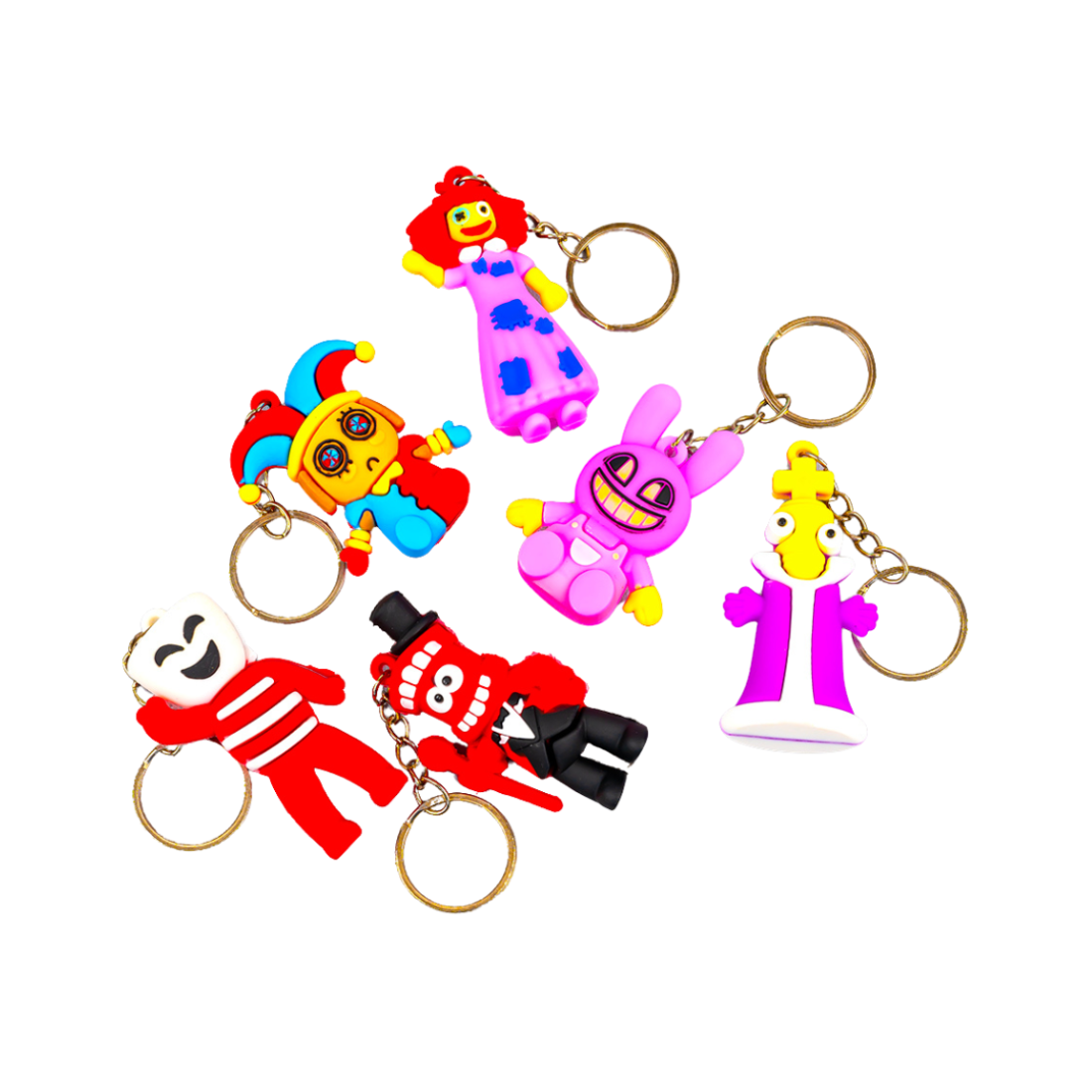 Брелоки Цифровий Цирк гумові 12 см