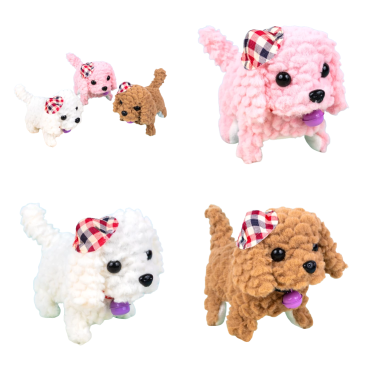 Собачки ходилки В'язані 19 см - Купити