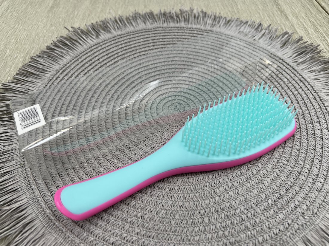 Гребінець для волосся в коробочці. T Teezer Малиново-м'ятна