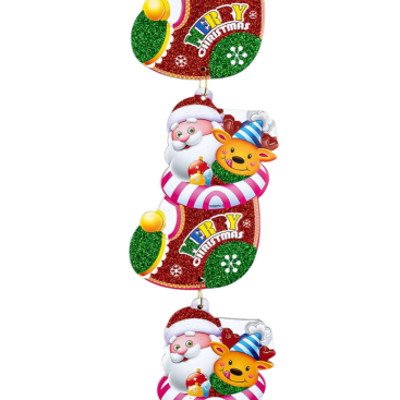 Гірлянда пінопластова з блискітками Святковий 78 см - Купити