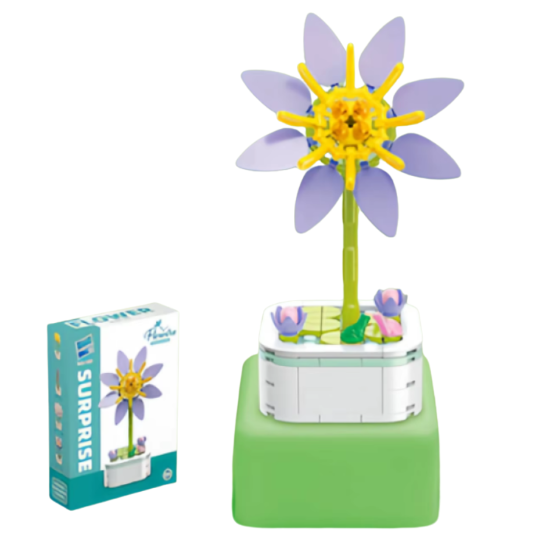 3D конструктор «Німфея» 128 деталей 16 см