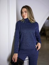 Жіночий костюм для осені та зими з ангори на флісі INNOE 210366-1 Джинс - Innoe