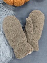 Зимові рукавиці з плюшевої тканини INNOE 85005-3 Тауп