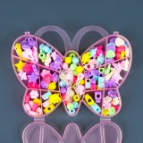 Набір намистин для плетіння браслетів Метелик 14 см