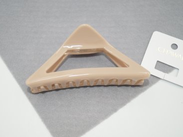 Краби для волосся 10.5 см. Трикутний. Французький пластик. - Купити