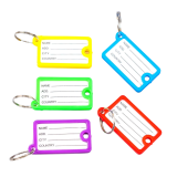 Брелоки пластикові Бірки 12 штук