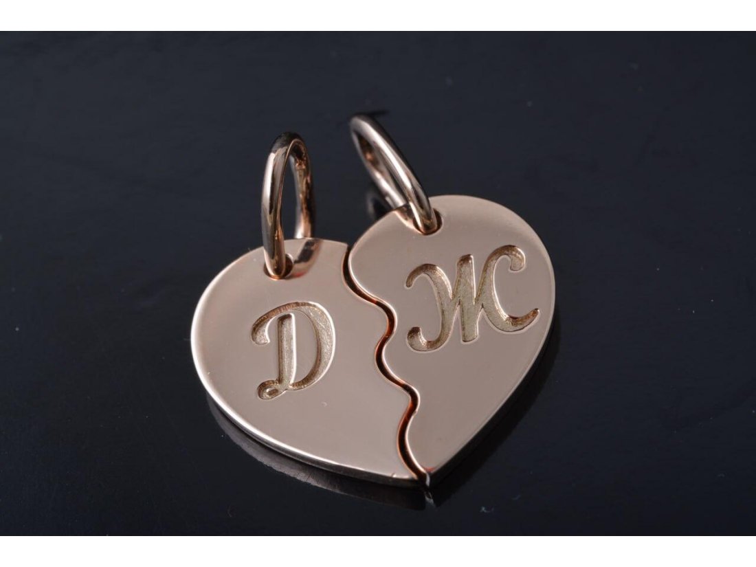 Підвіс - половинки серця - Фото2 Підвіс - половинки серця - Багира