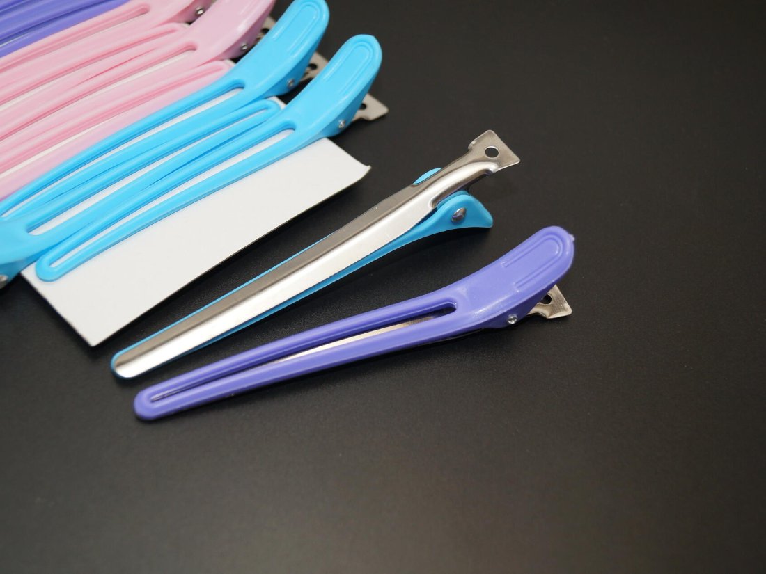 Затискач перукарський кольоровий