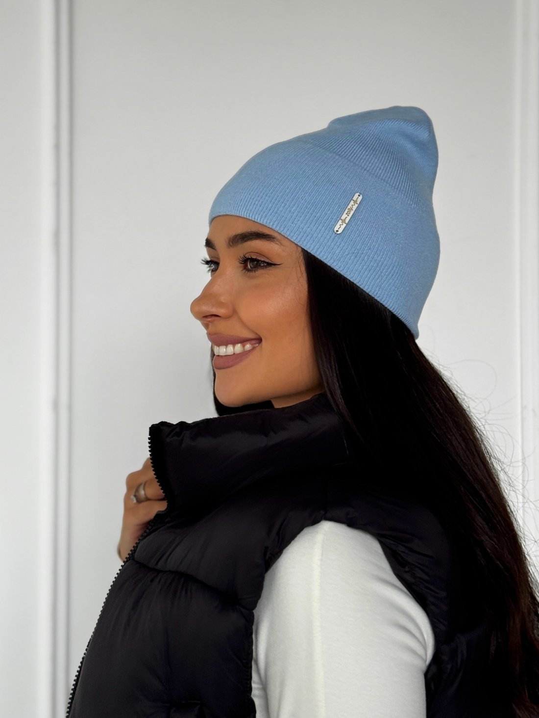 Універсальна шапка з відворотом INNOE 950251-1 Блакитний - Купити