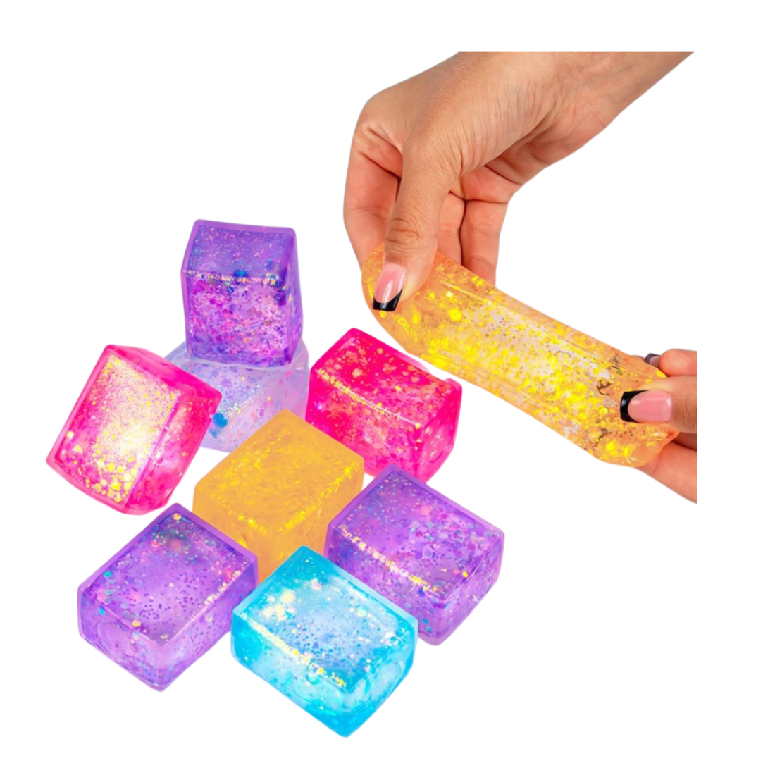 Антистрес жуйка-тягучка Прямокутники 5 см - Pobut