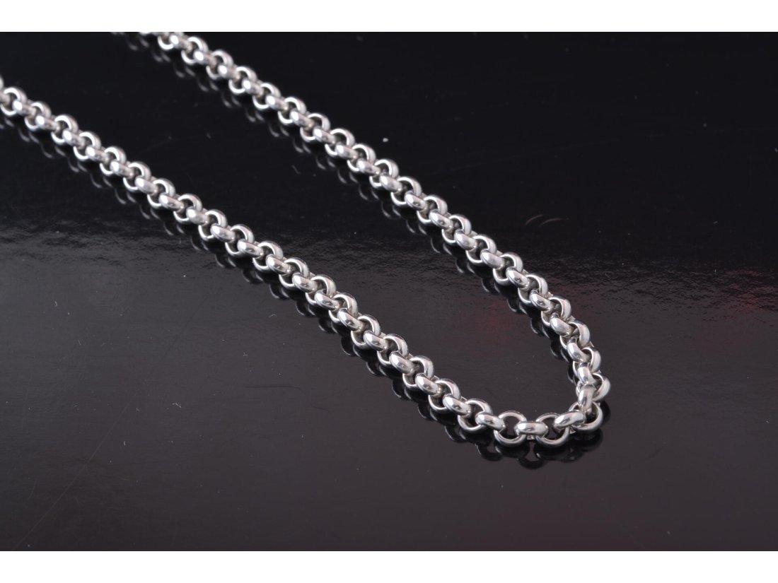 Ланцюжок срібний у стилі Chopard. Ручне плетіння - Багира