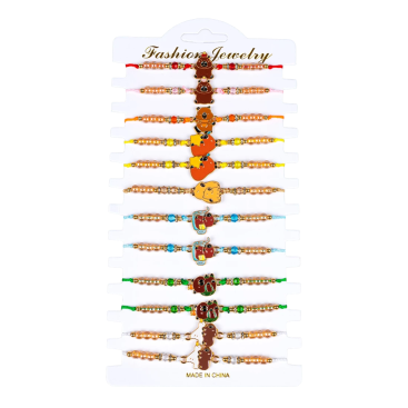 Дитячі браслети на руку Капібари 12 штук - Купити