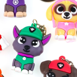 Брелоки Собачки гумові 12 штук - Pobut