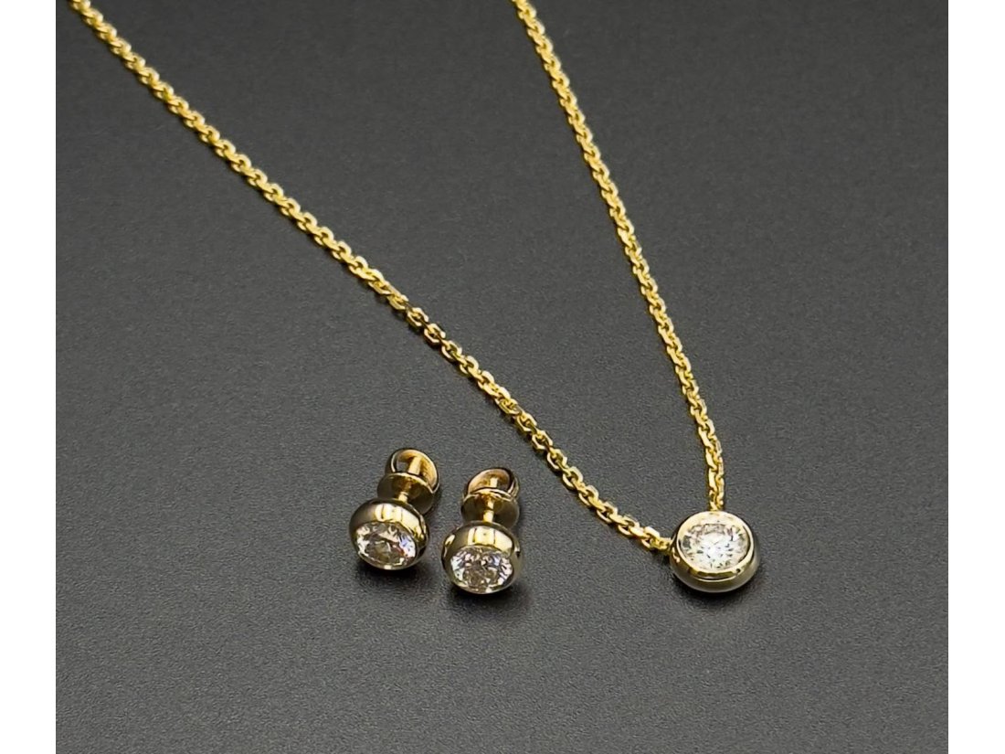 Пусети з діамантами - Фото2 Пусети з діамантами - Багира