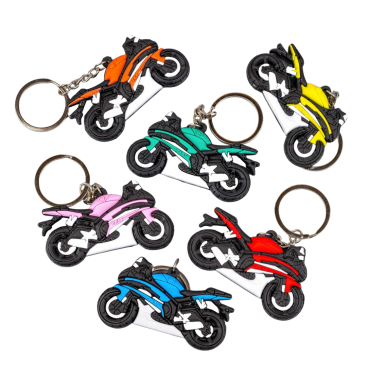 Брелоки Мотоцикли гумові 9 см - Купити