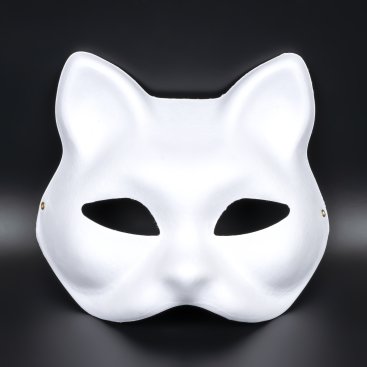 Маска для розмальовки з пап'є-маше Кішки 18 см - Купити