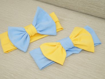 Дитячі пов'язки з бантом. - Купити