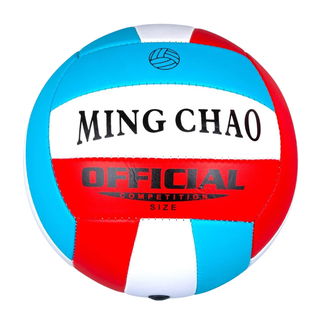 М'яч волейбольний червоно-блакитний 65 см