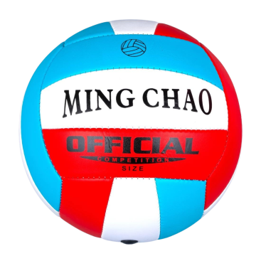 М'яч волейбольний червоно-блакитний 65 см - Купити