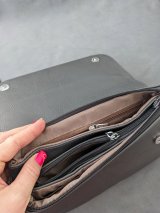 Стильна жіноча сумка з екошкіри INNOE 353902-1 Темно-сірий - Innoe