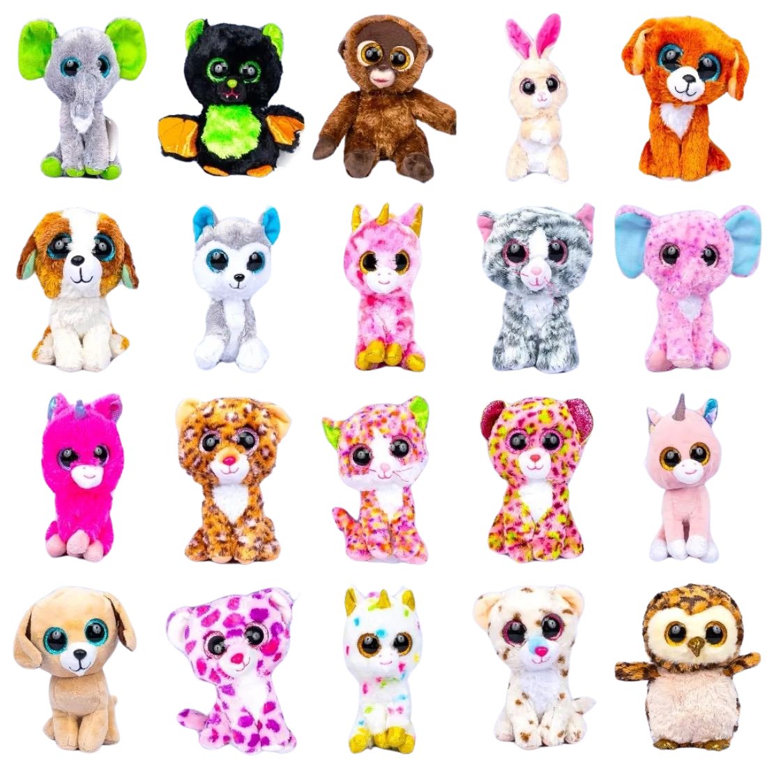 М'які іграшки глазастики 18 см