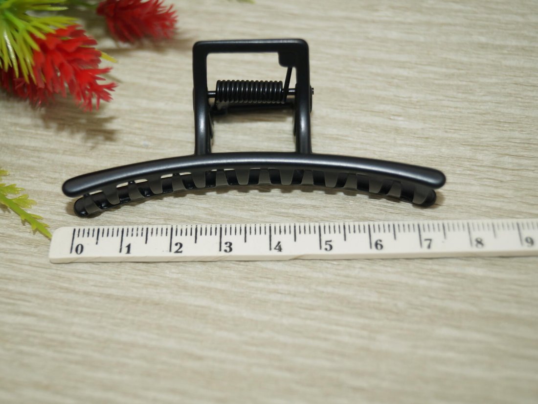 Краби для волосся металеві. 7.5 см. - Кристалік