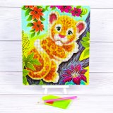 Алмазна мозаїка Маленький Хижак 21*25 см