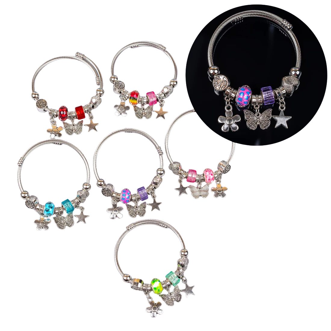 Браслети на руку Шамбали 12 штук - Pobut