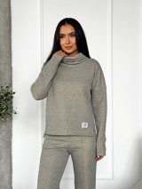 Жіночий костюм тринитка “Urban Shine” – комфорт і сяяння в одному образі INNOE 210366-4 Світло-сірий - Innoe