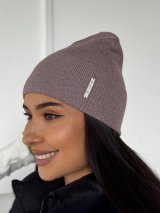 Універсальна шапка для осені та зими INNOE 950251-1 Капучино