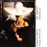 Алмазна мозаїка Дама в Капелюсі 40*50 см