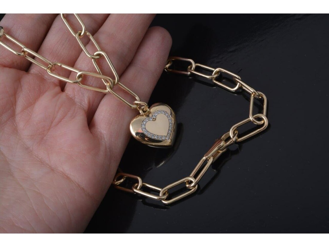 Кольє із діамантами &quot;Серце&quot;
