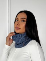 Теплий жіночий снуд-бафф INNOE 950642-1 Блакитний - Купити