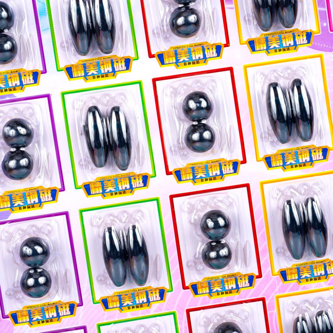 Магніт тріскачка мікс Фігур 24 пари - Pobut