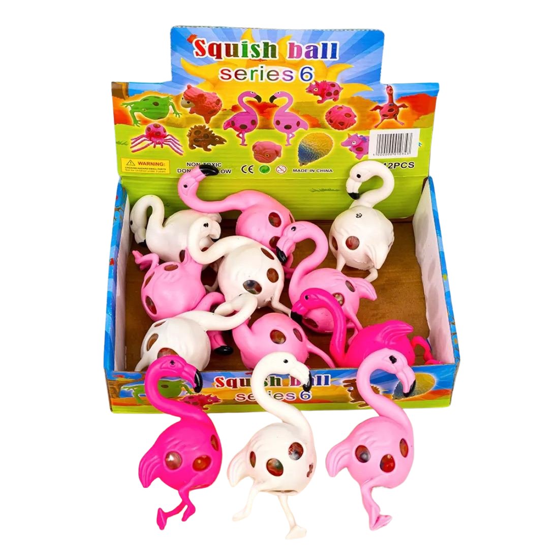 Антистрес з орбізами Фламінго 13 см