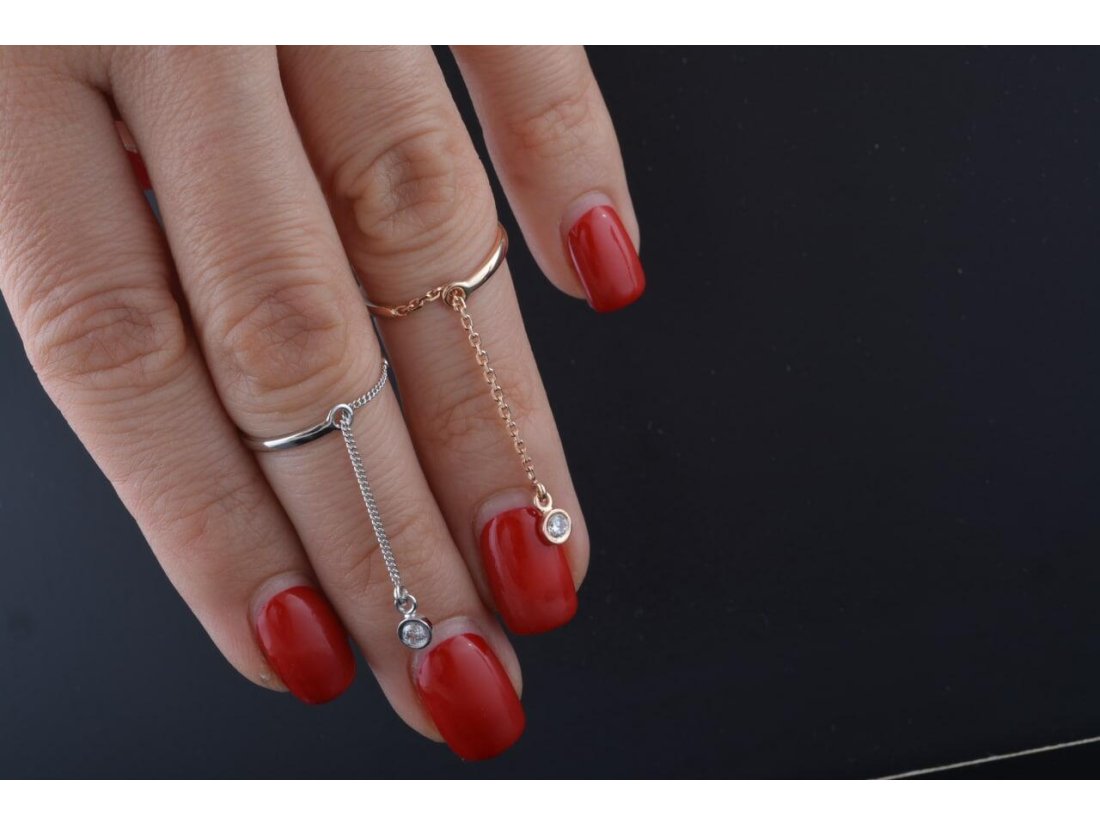 Каблучка з ланцюжком - Фото4 Каблучка з ланцюжком