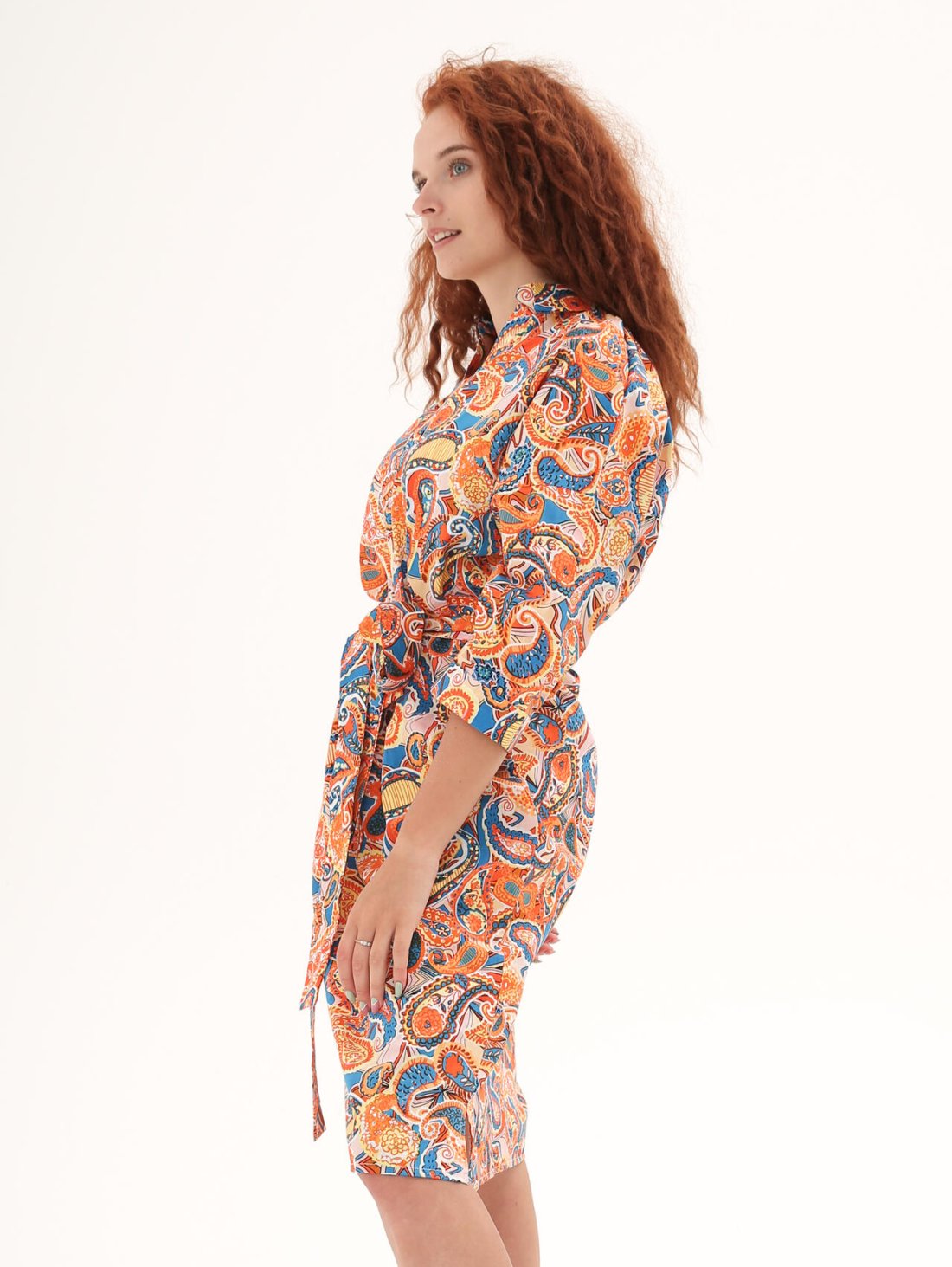 Сукня-трапеція з бавовни 2701101