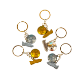 Брелоки Футбольні металеві 6 см