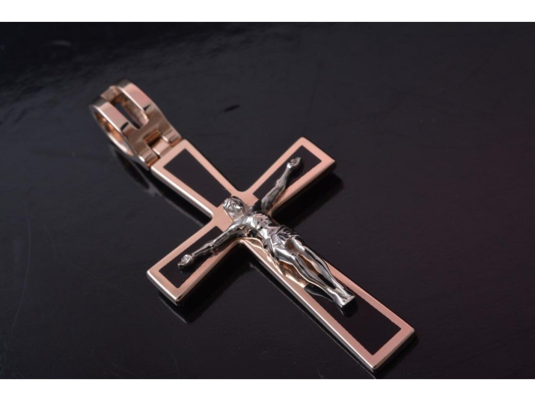 Хрестик з емаллю