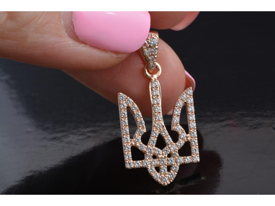 Підвіс "Герб" з камінням - Фото2 Підвіс "Герб" з камінням - Багира