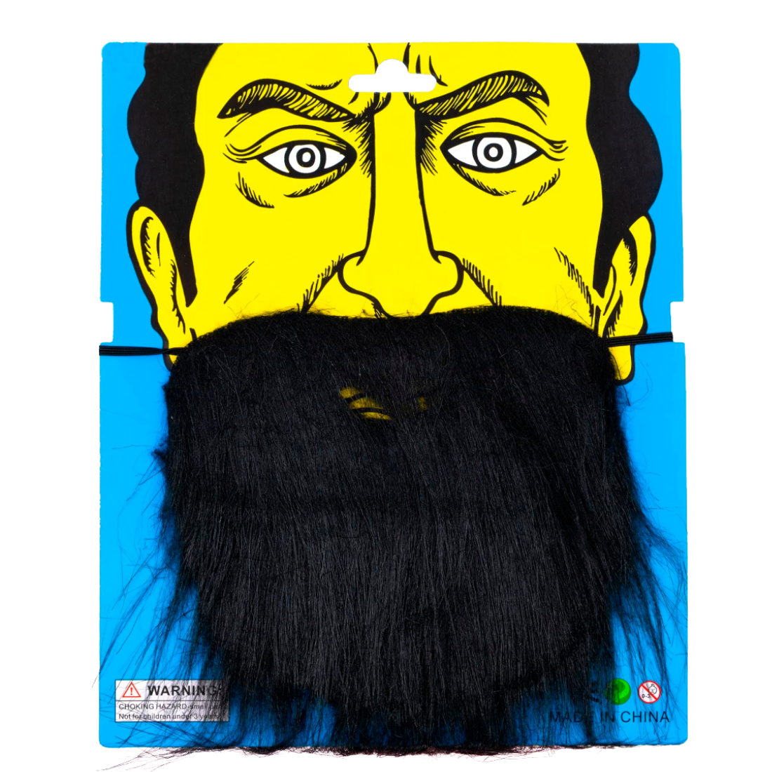 Накладна борода прикол 18 см, 12 штук