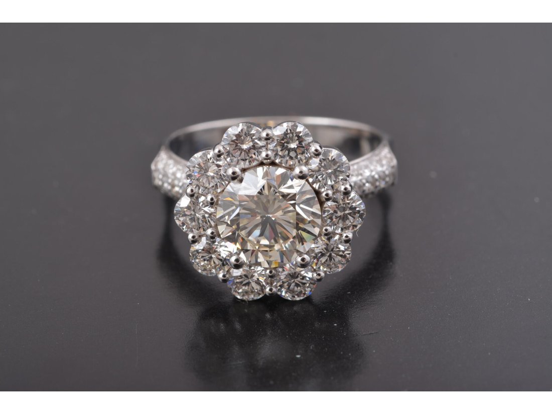 Каблучка з діамантом &quot;Ромашка&quot; - Багира