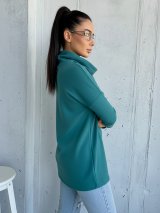 Комфортна туніка з трикотажу джерсі 230222-4 Морська хвиля - Купити